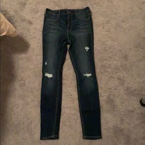 Never worn skinny Jean navy